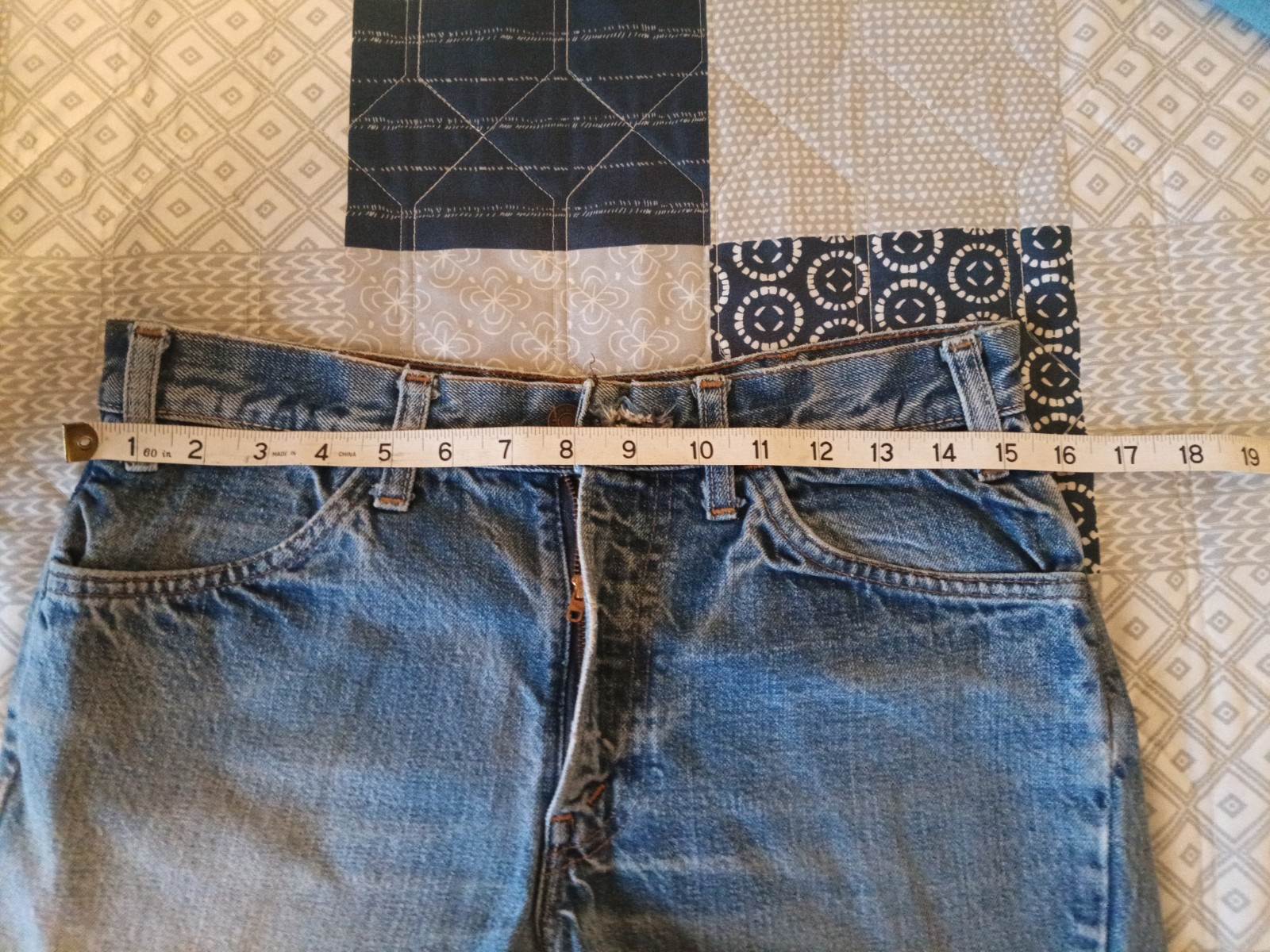 Vintage Levi’s Big E Orange Tab Denim Jean Shorts Talon 42 Zipper