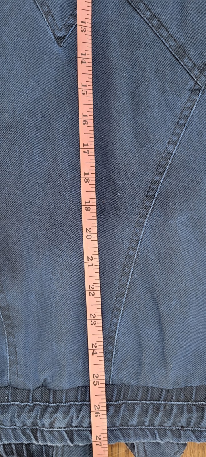 Vtg 1980s London Fog Jacket Blue/Black canvas & leather Womens XS Petite