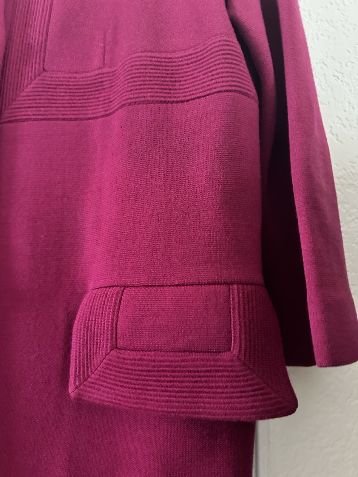 Vintage 1940s/50s Couture Imports Luke LA. Knit dress with jacket size small