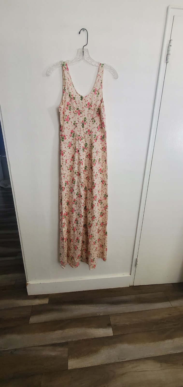 Vintage 70s Trivia By Charm Of Hollywood Prairie Dress Roses White Cottagegore