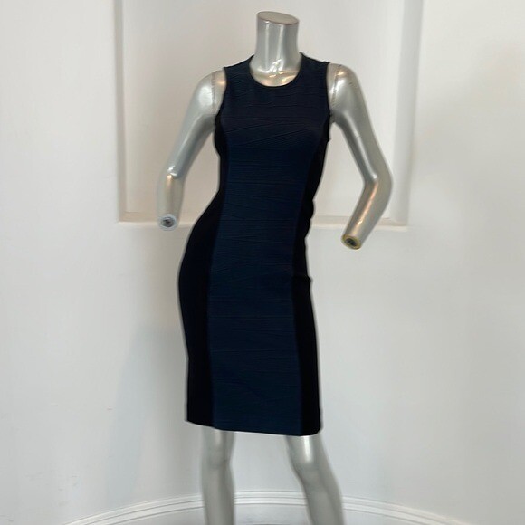 Versus Versace Body-con Sleeveless Color- block Dress Size IT 24/38 Vintage
