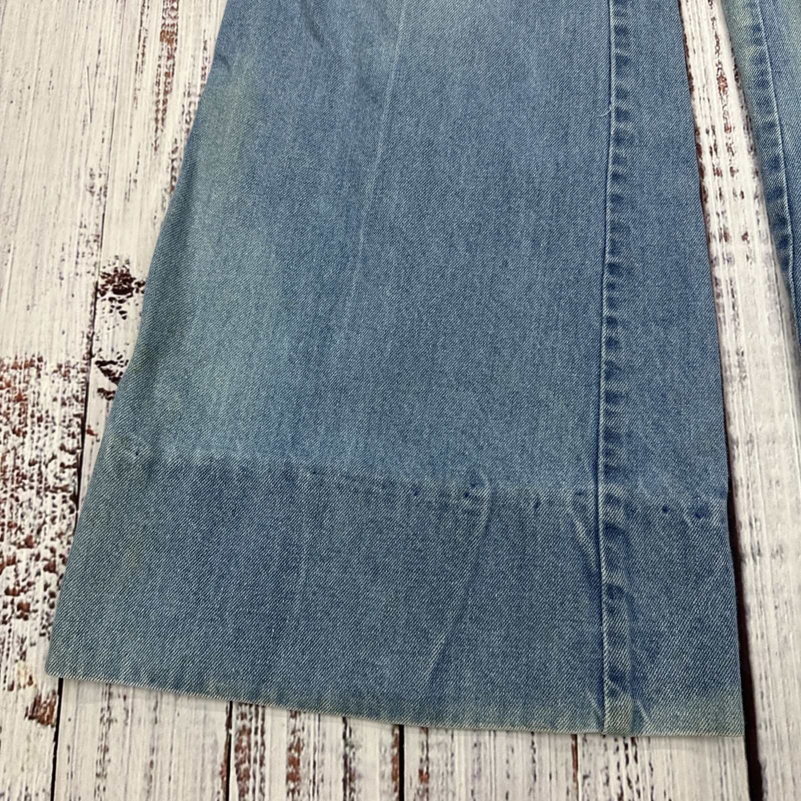 VTG 70’s Texson Bell Bottoms Flared Jeans Women’s Sz 7-8(22×31) High Waist RARE!