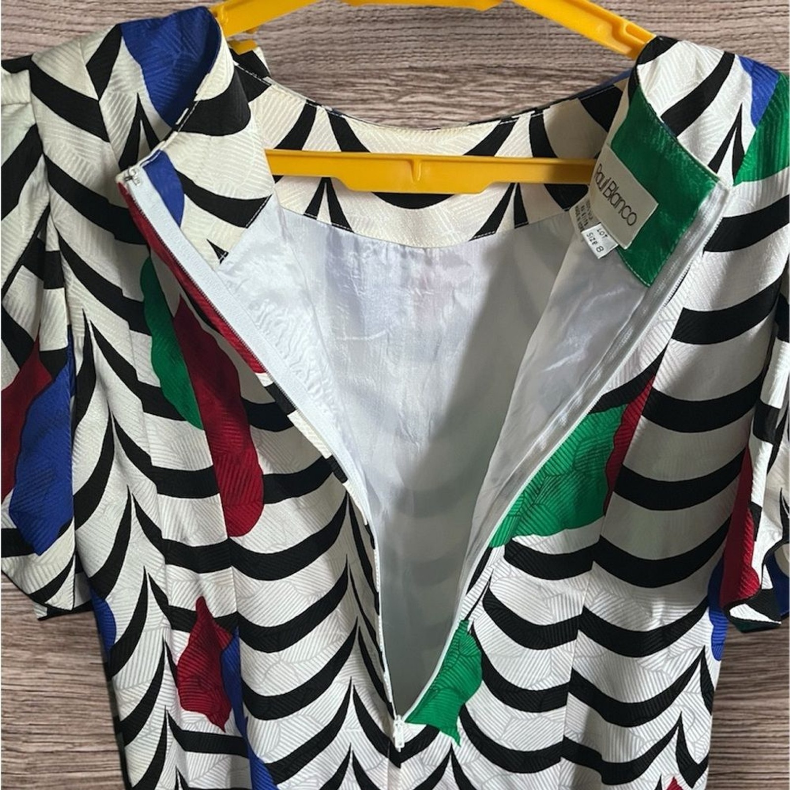 Vintage Designer Raul Blanco silk mini dress size 8