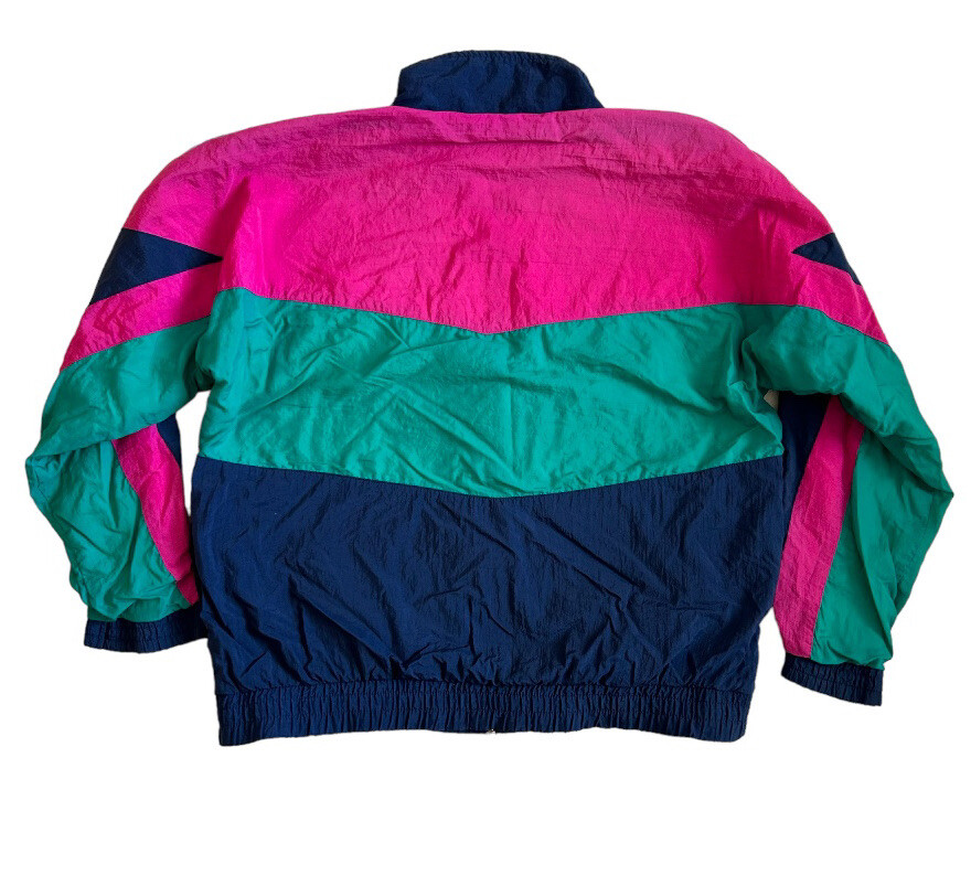 Vtg Track Suit Prince Sports Wear Womens L/XL Jacket 80s Retro Athleisure No Tag