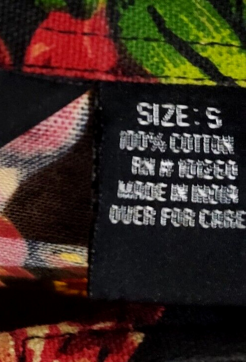 Vintage Take Two Cotton Black Canvas floral butterflys sequin jacket size small
