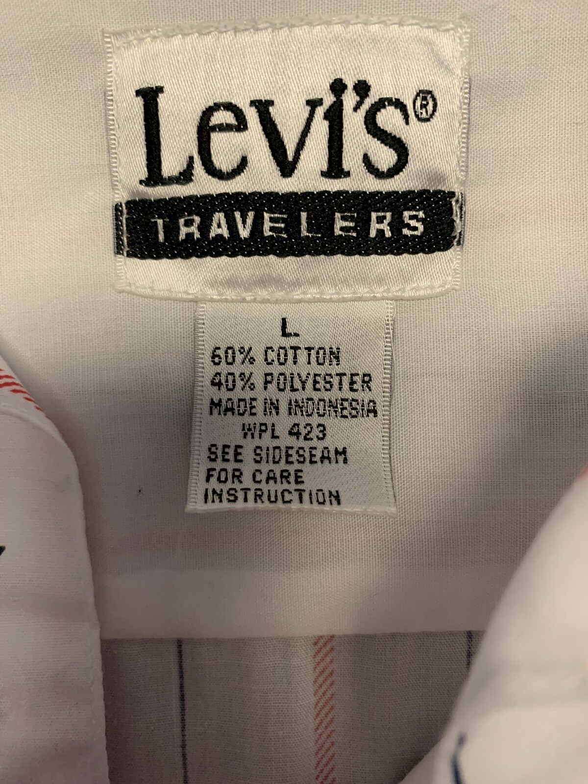 Vintage Levi’s Travelers Western Southwest Print Button up Shirt Blouse Size L
