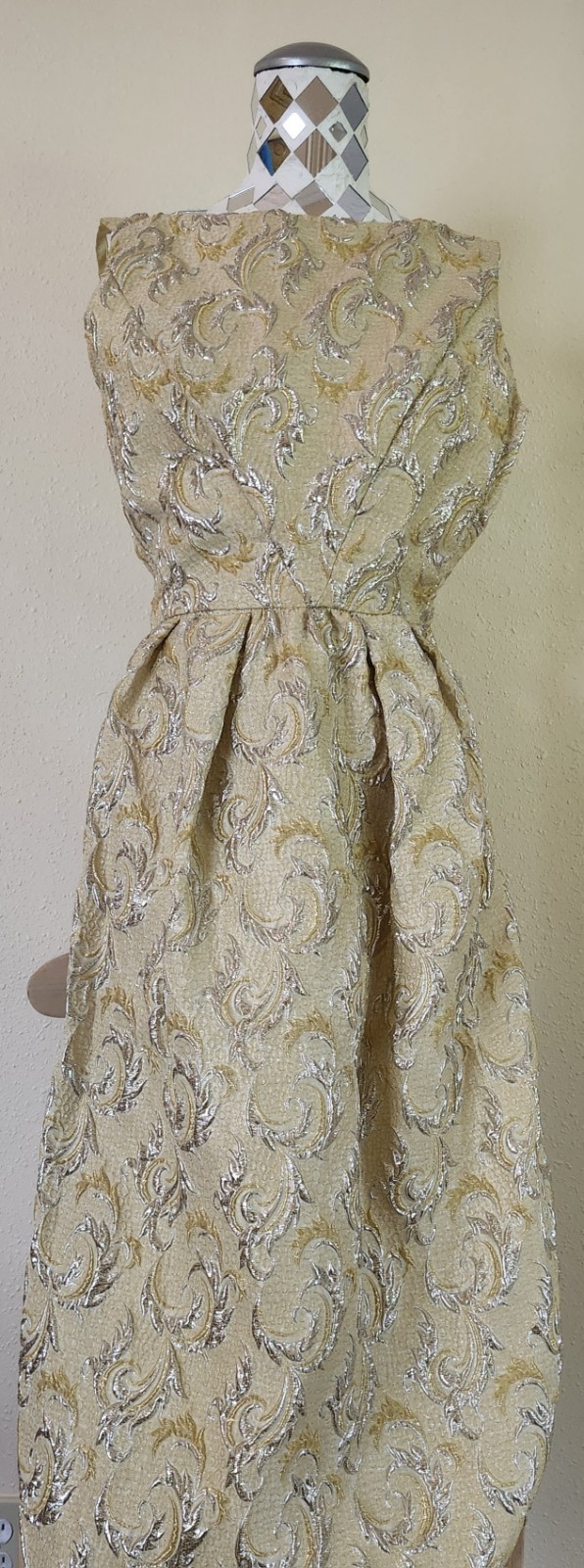 Vintage Custom Formal Long Dress Size M With 25″ waist