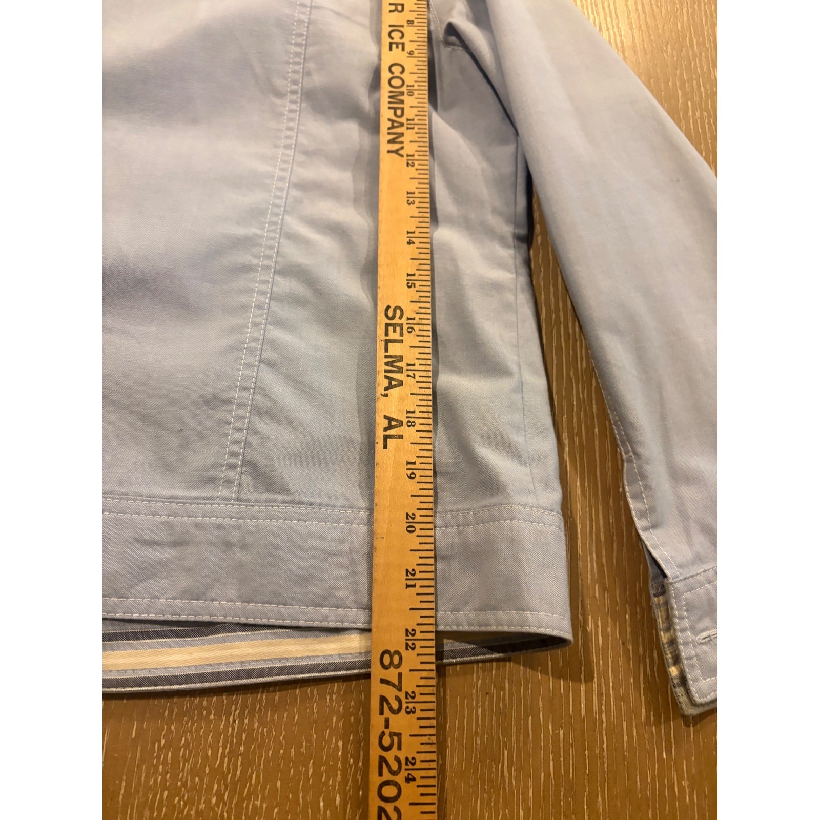 Vintage BLAST Womens Size 16 Light Blue Jacket Pants Set Casual 2 Piece Retro