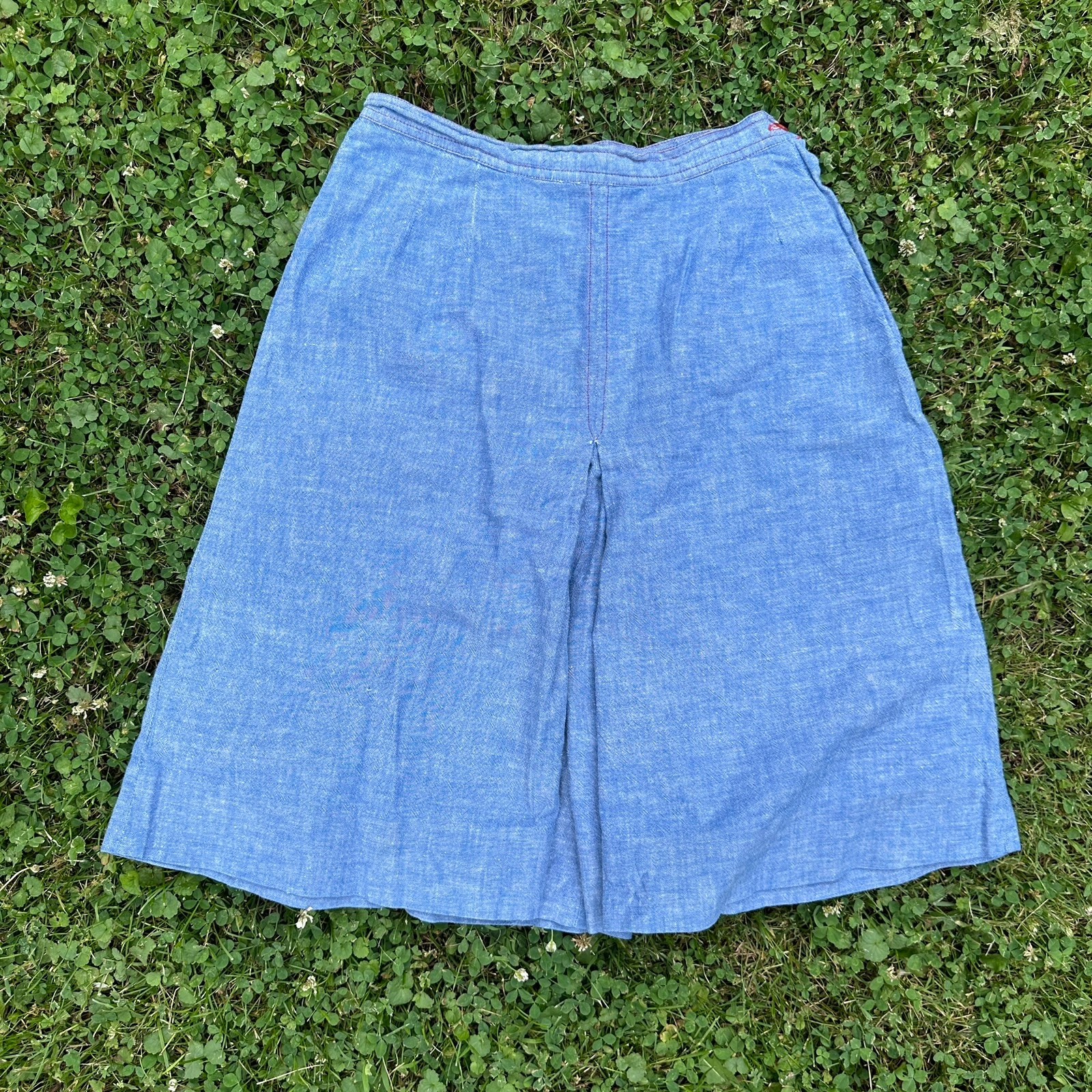 Vintage Womens Shorts Lot Denim Side Zip 30s 50s 60s 70s XS S M