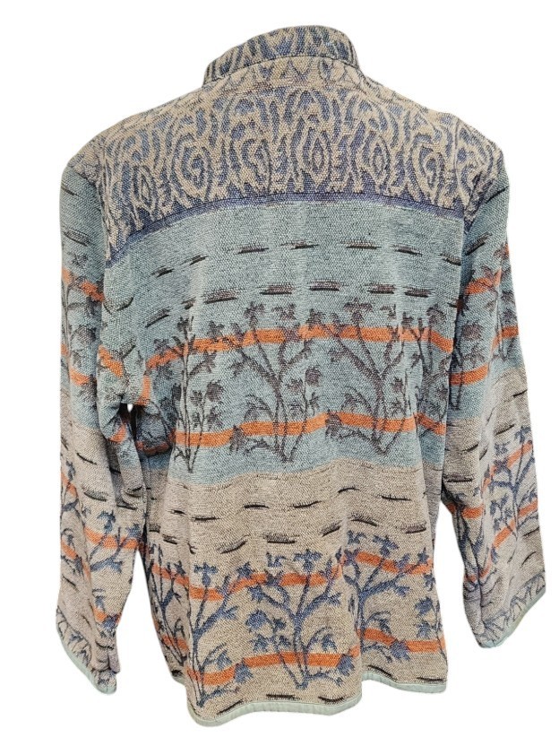 Flashback Vintage Tapestry Jacket Y2K 90’s Size XL Mandarin Collar