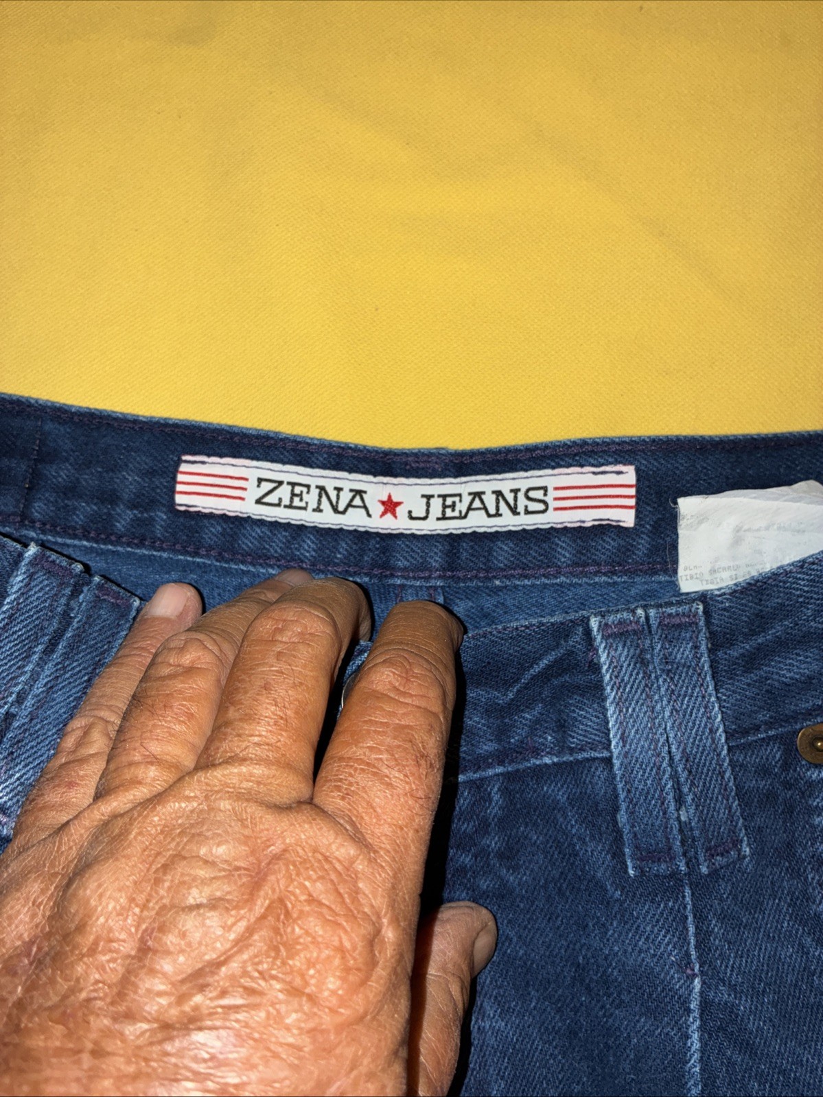 vtg zena jeans 16 missy womens blue jeans high rise