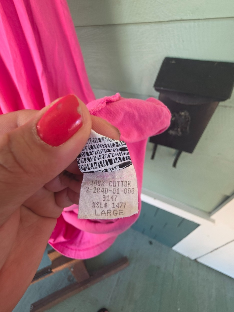 1990’s United Cotton Company Pink Garment Dyed Dress