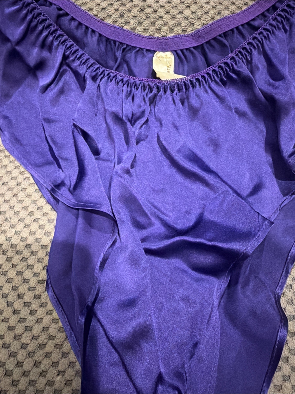 Vintage Victoria’s Secret Pink Purple L Large Hipster Bikini Underwear Panties