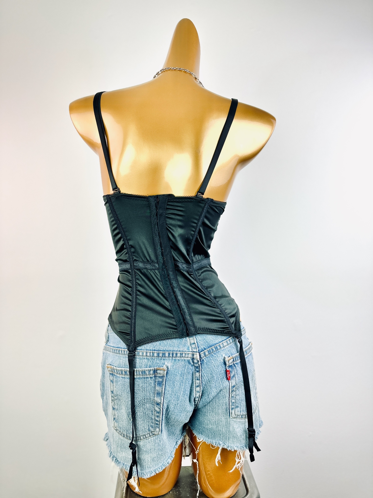 Frederick’s of Hollywood goth bustier corset top lingerie