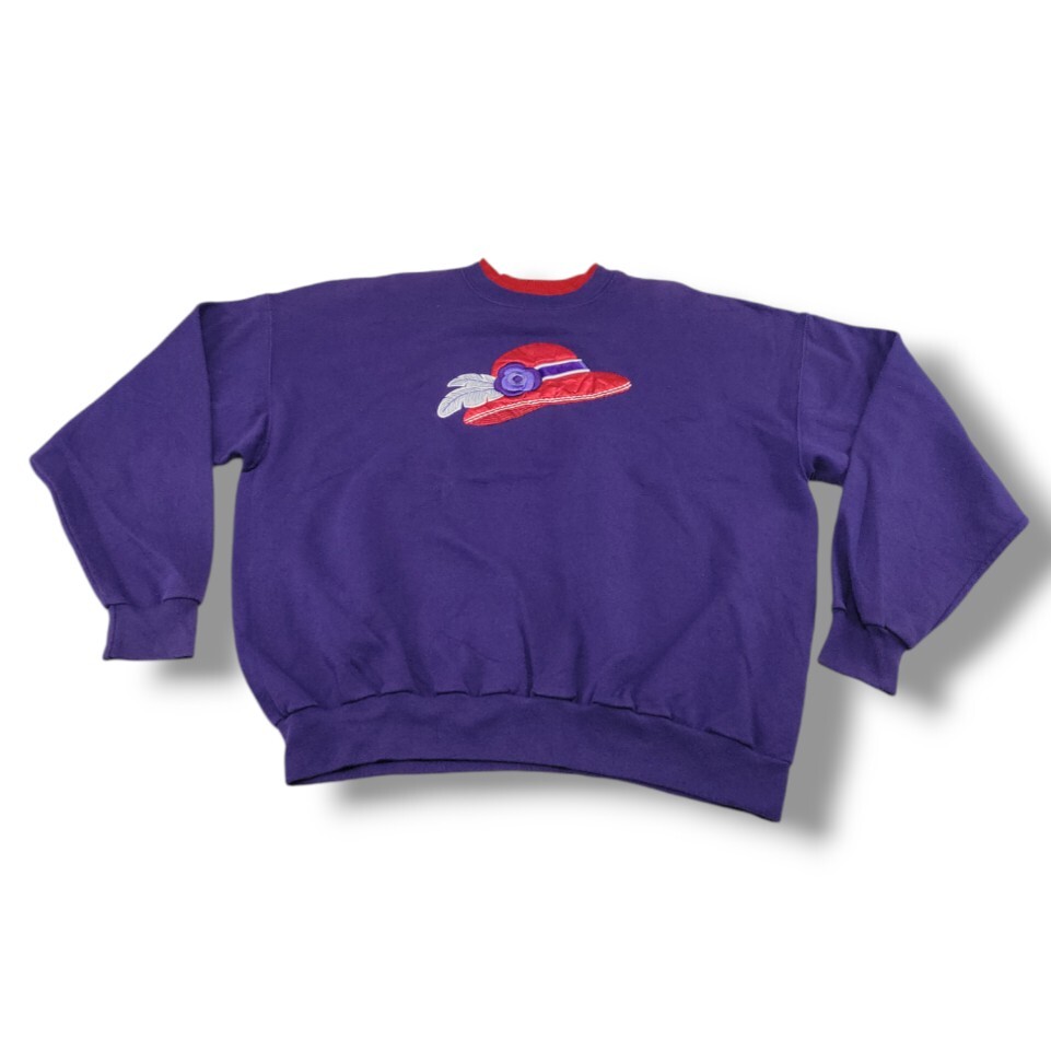 Vintage Top Stitch By Morning Sun Sweatshirt Size XL Vintage Sweater Embroidered