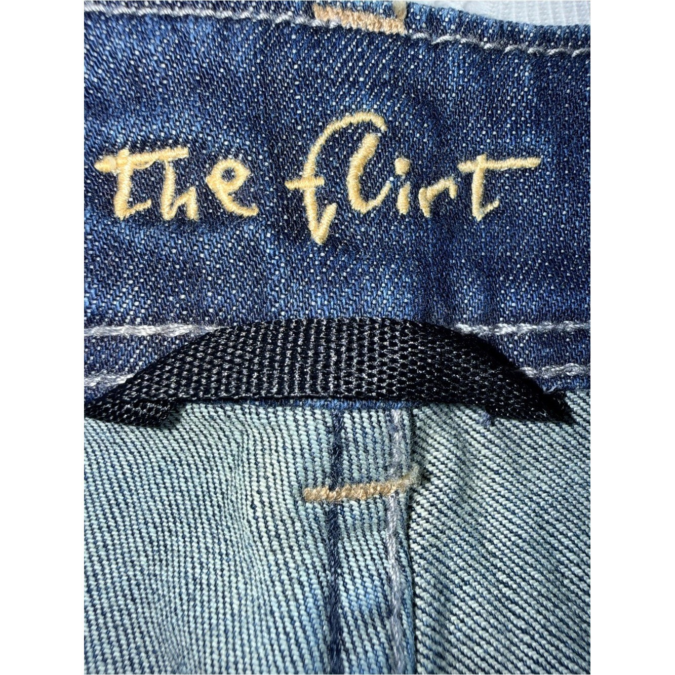 Old Navy The Flirt Bootcut Jeans Size 10 Mid-Rise Dark Wash Holiday 2008 Vintage