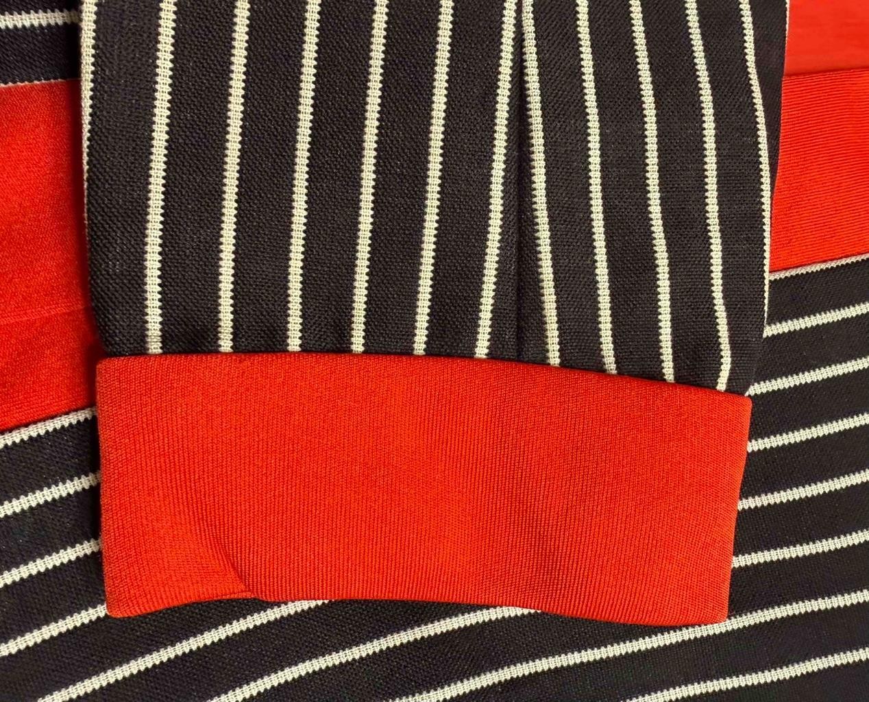 Rare Don Luis De Espana Vintage 70’s Striped Maxi Skirt Suit & Jacket Size 14