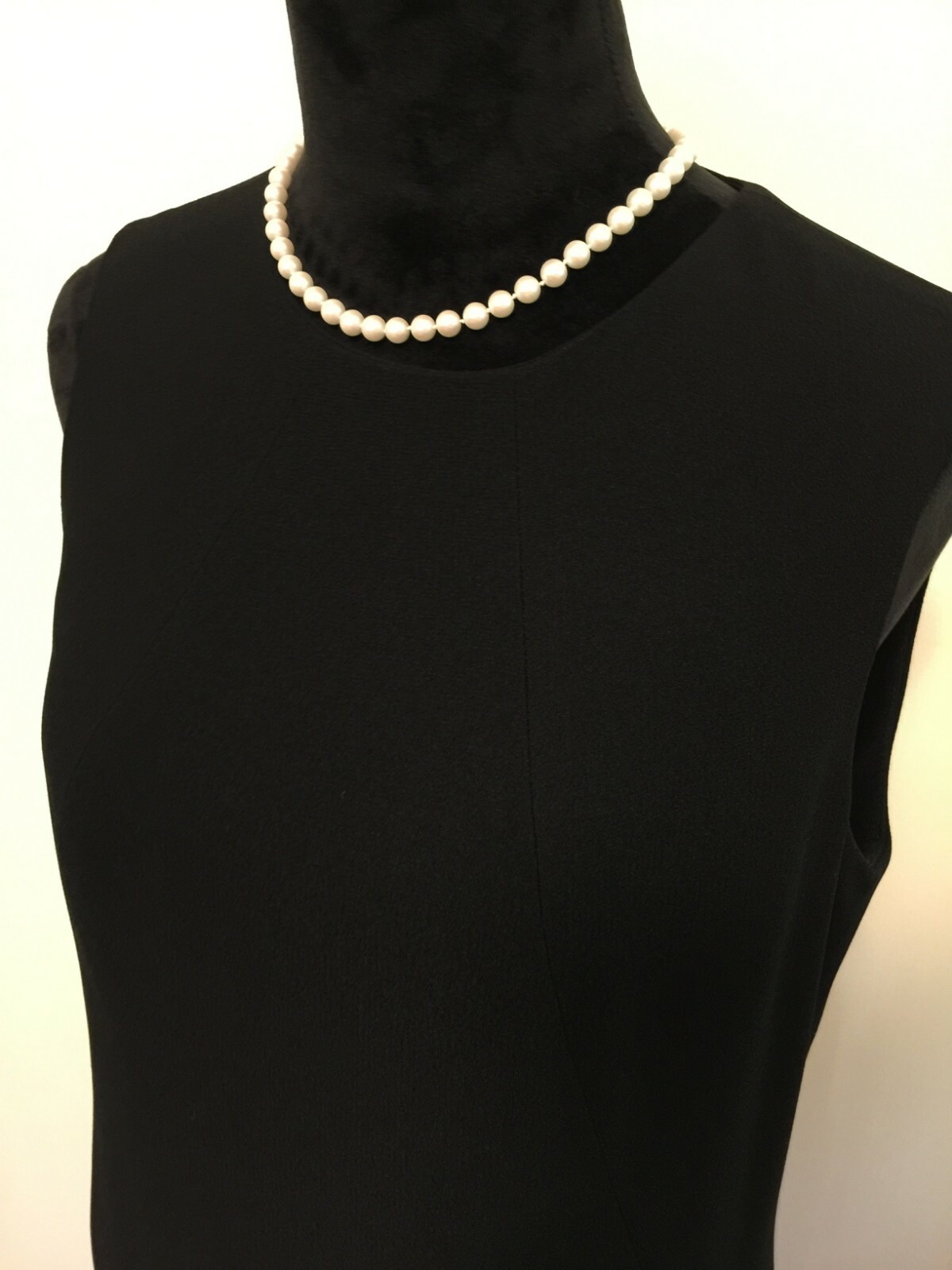 Jones Wear Long Black Slimline Dress Vintage 1999 Size 10 Made in Canada