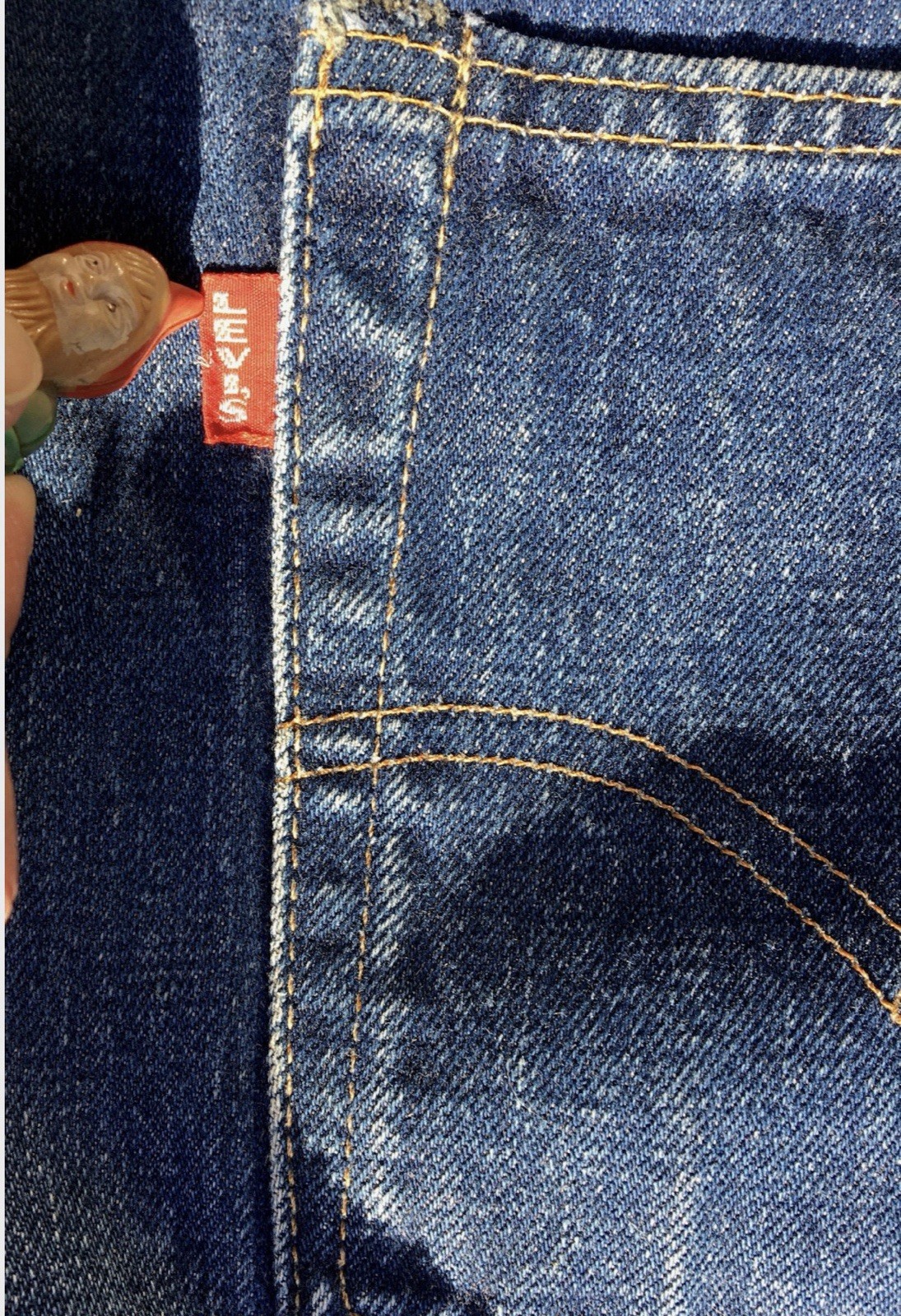 True Vintage 505’s Levi’s Big “E” Denim Cutoffs/ 505 -0217 /Late 60’s Early 70’s