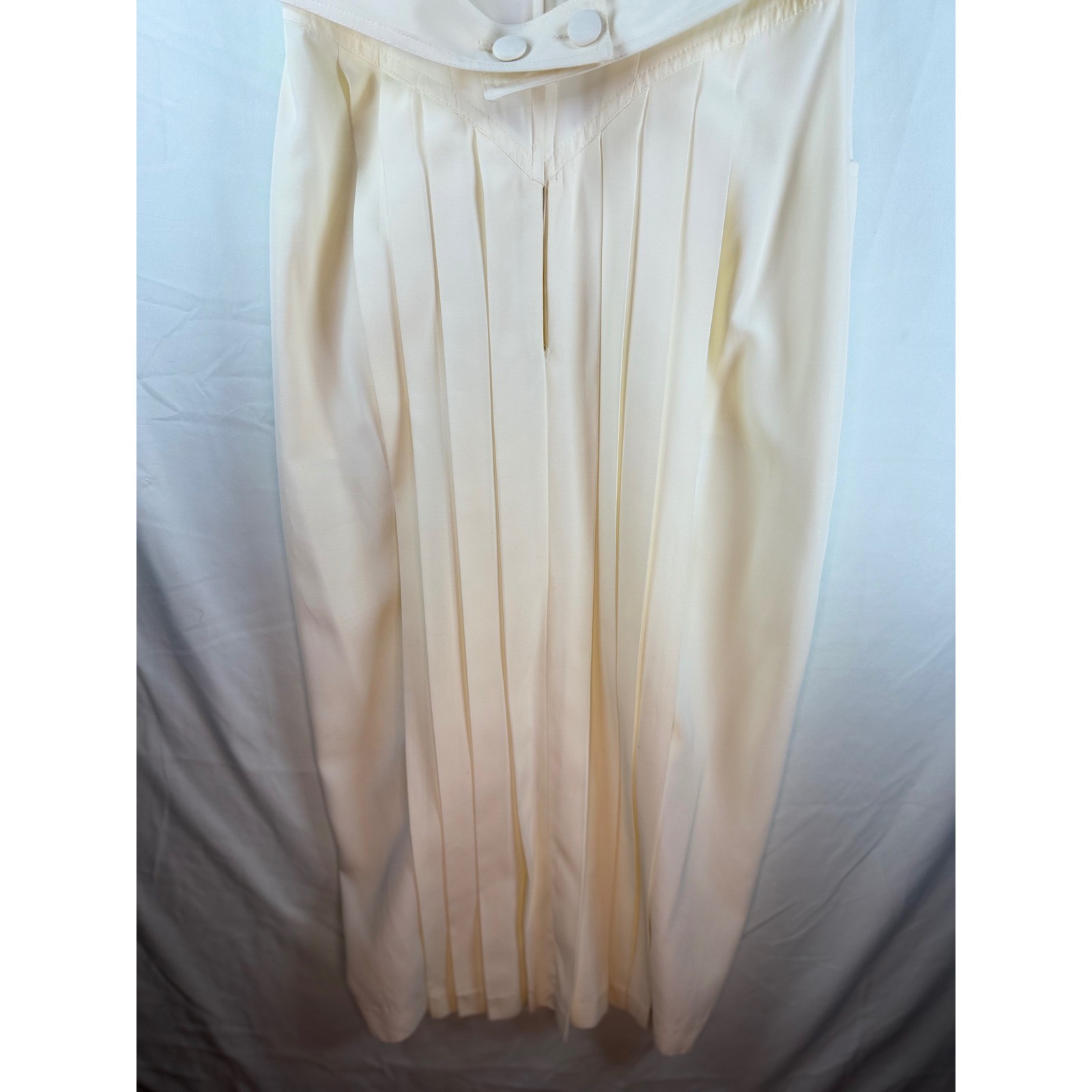 Miss Ashlee California Vintage Cream Soutache Embroidered Midi Dress Size 8