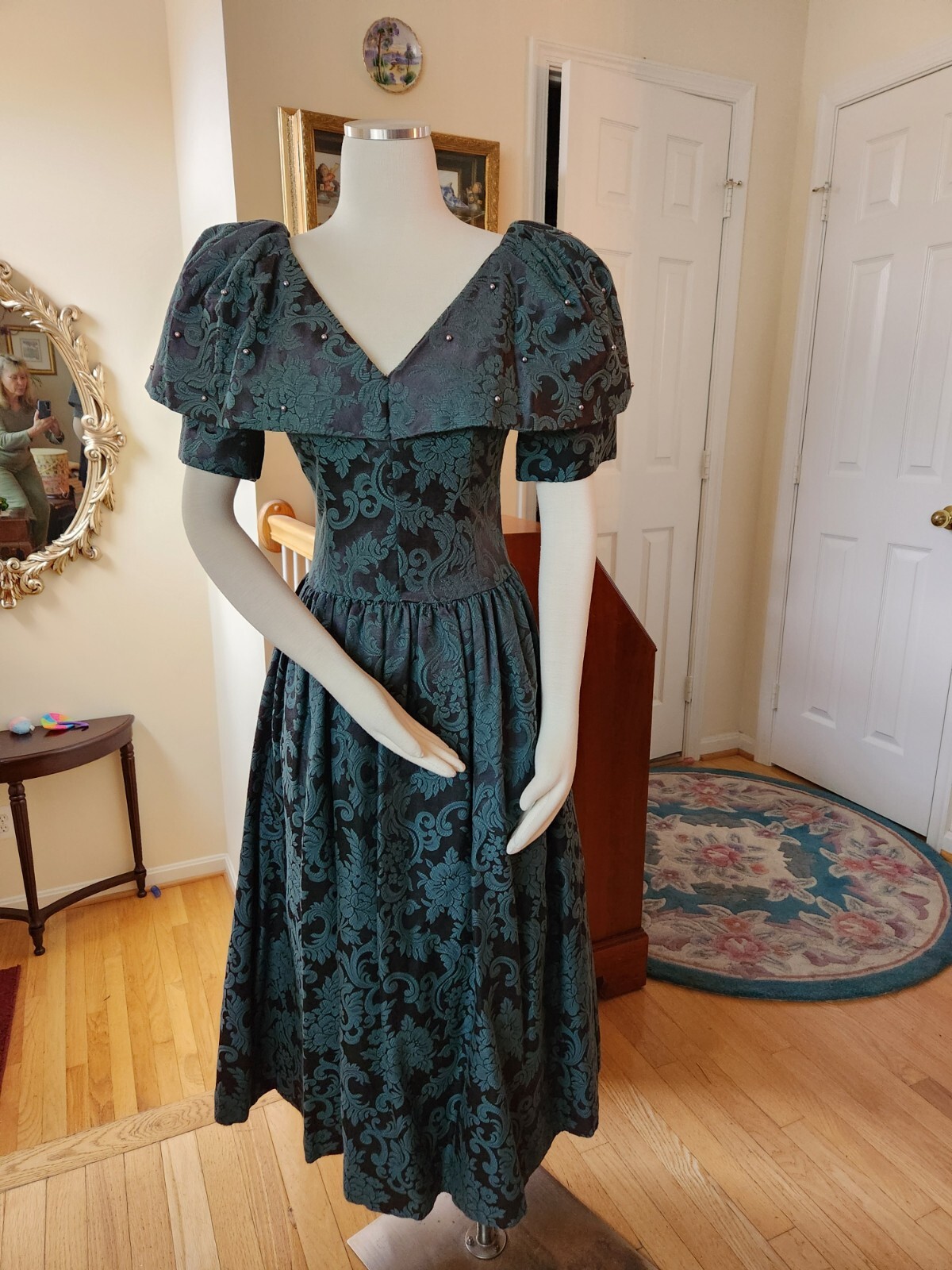 Vintage 80s Made For Memories By Misty Lane Dress- Size 6