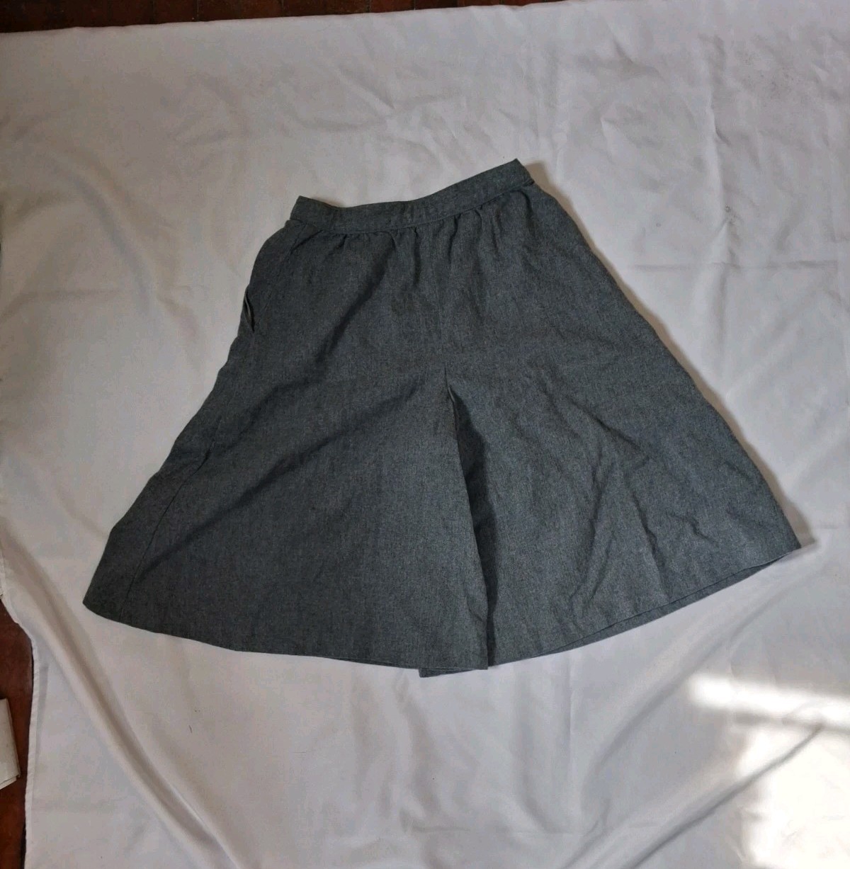 Vintage Pendleton Culotte Pants, 10p% Wool USA Size M Victorian Style Pants
