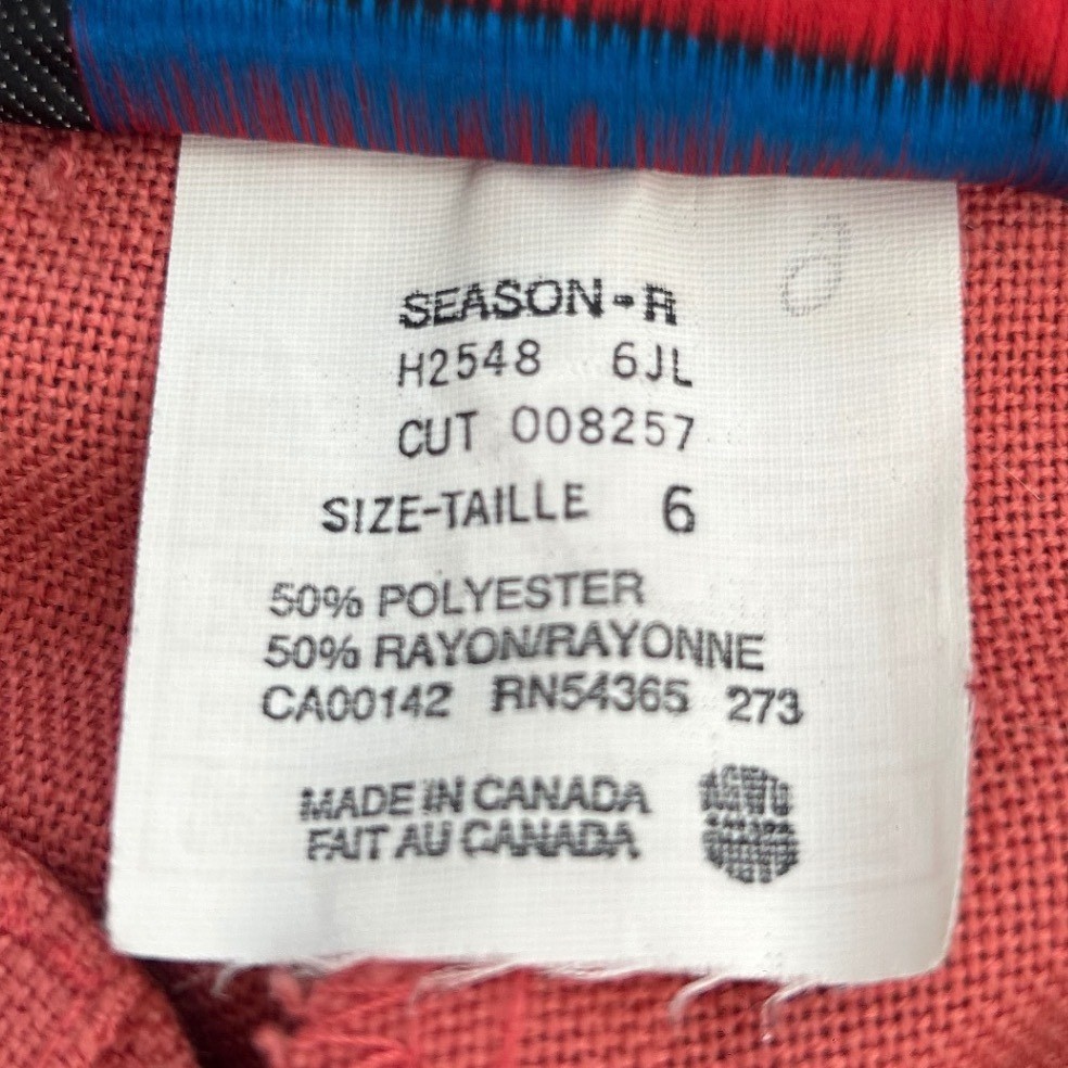 Vintage Collection Internationale Coral Pink Pleated High Waist Trousers Size 6