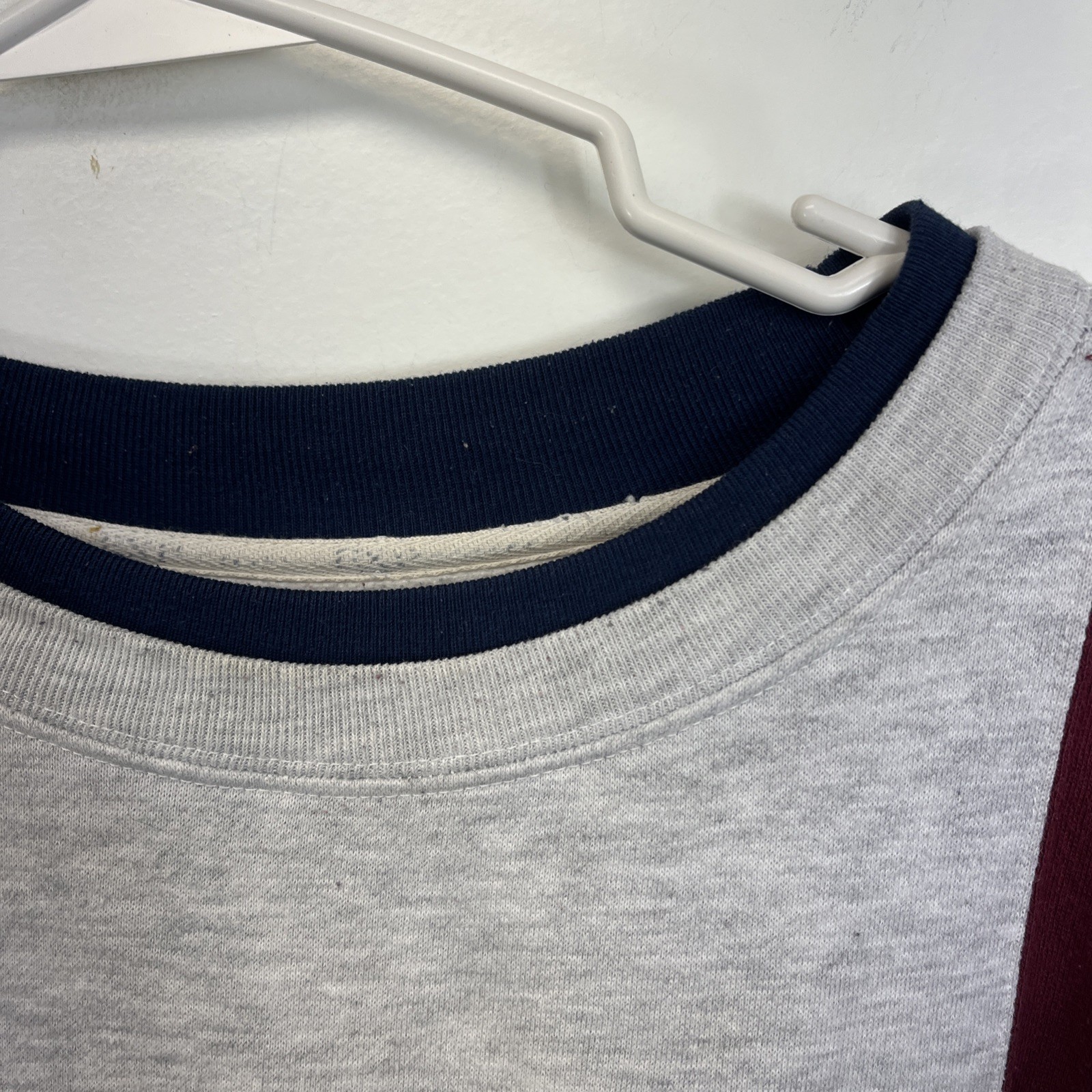 Vintage Express Jeans Sweatshirt Embroidered Logo Authentic Distressed Big L