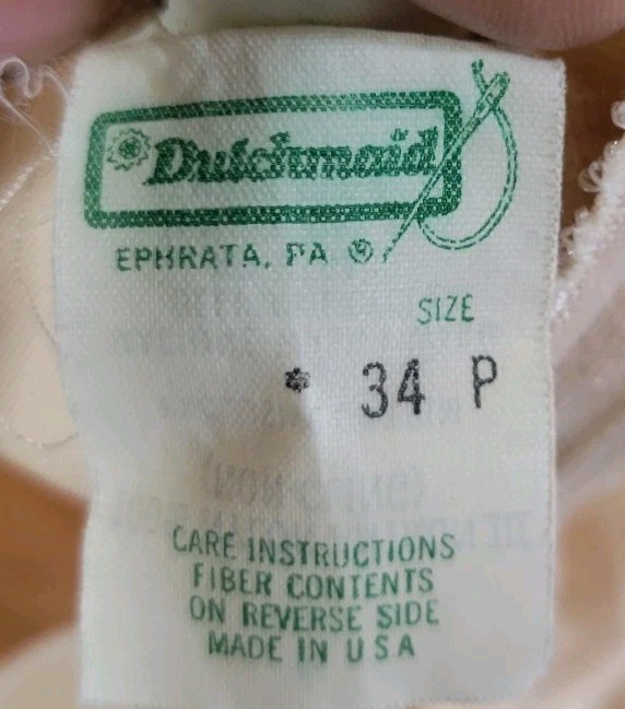 Vintage Dutchmaid Half Slip 34P