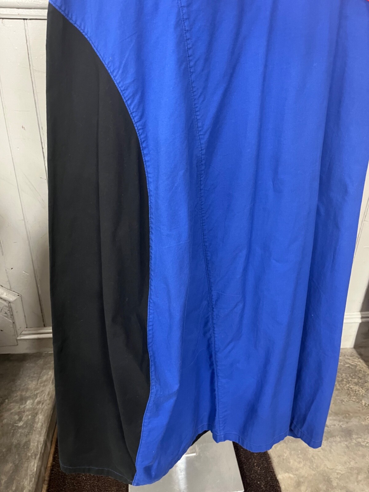 Issey Miyake Color Blocked Sack Dress