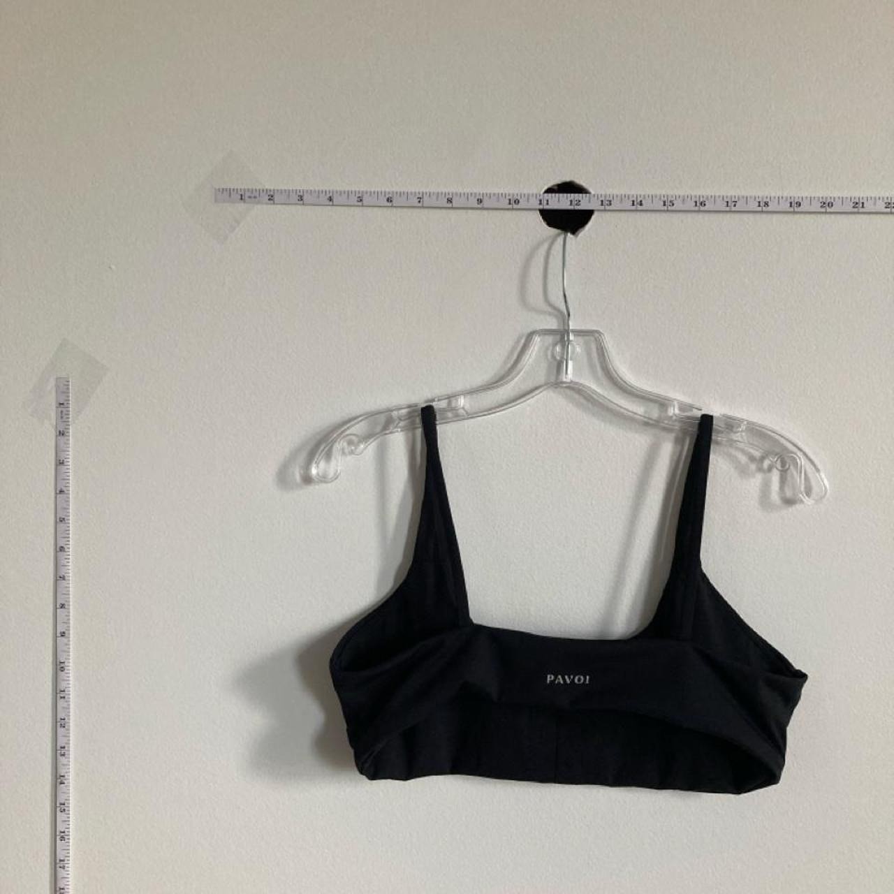 Pavoi black sports bra
