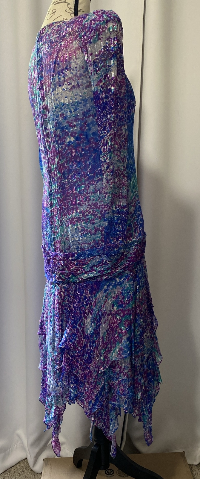 TALLY BOUTIQUE New York Designer Vintage 80’s 2 Layer Slip Dress SZ 8 Retro
