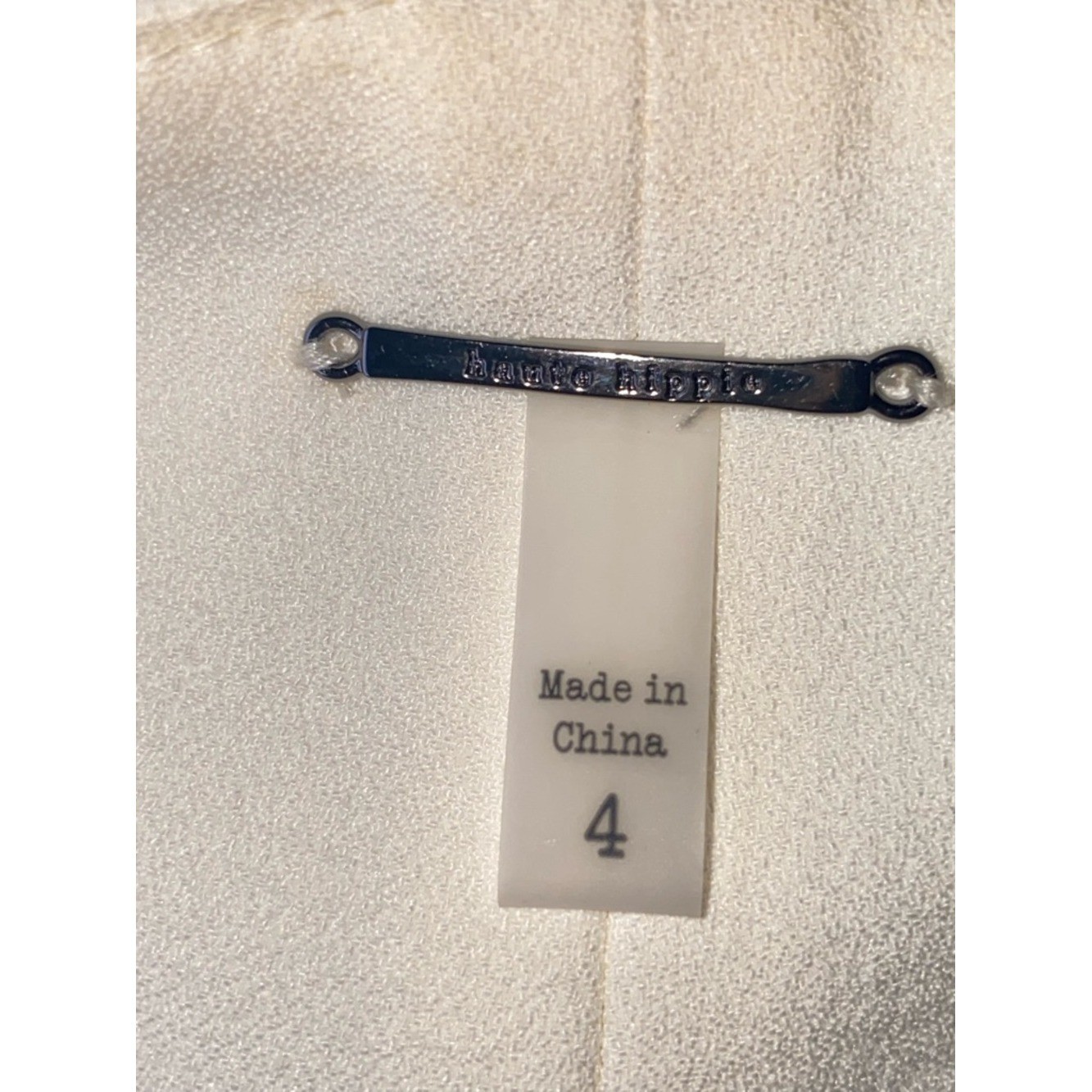 Haute Hippie White Front-Zip Mini Shorts with Side Vents – Size 4