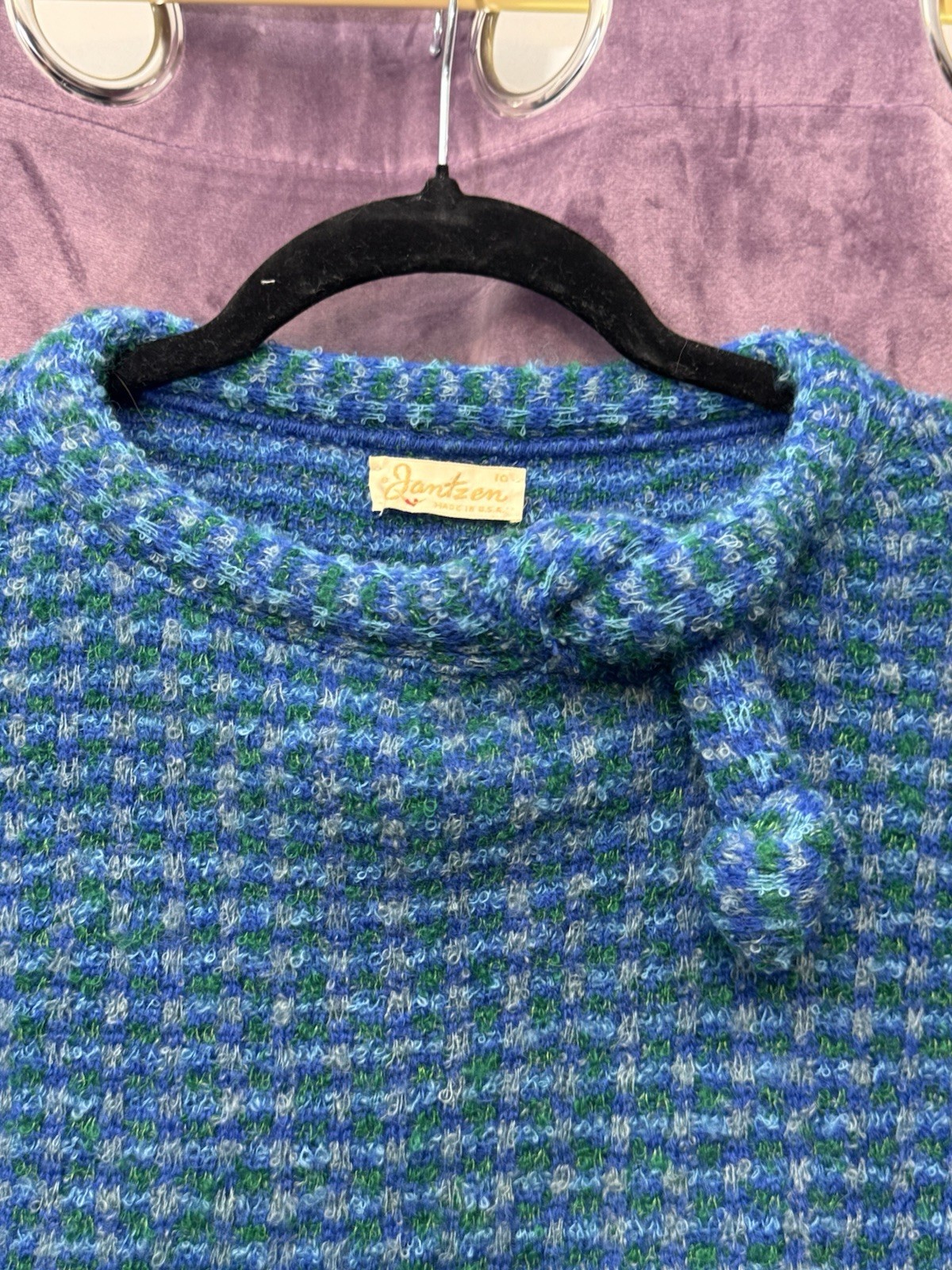 Vintage Jantzen Women’s Wool Sweater – Excellent – Size 10 Medium