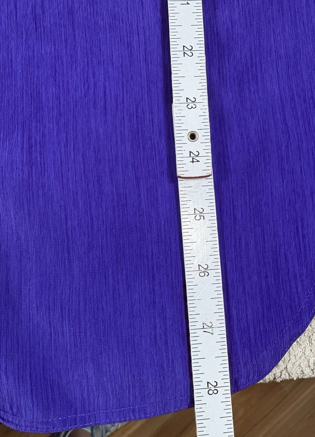 Vintage 80s Susan Hutton Purple Blouse 12 button up long sleeve pockets