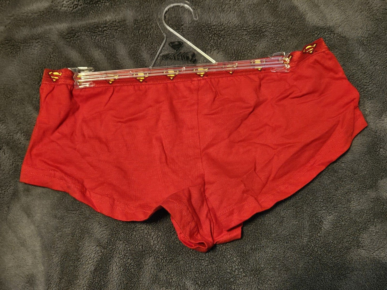 SuperGirl Intimates Women’s Hipster 100% Cotton Panties Sz: MEDIUM Color: RED