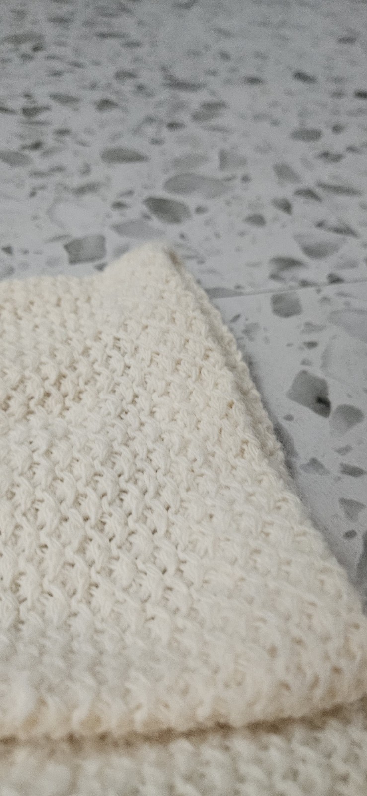 VTG Ecco Bay 1/4 Button Off-White Pullover Knitted Sweater Women’s S