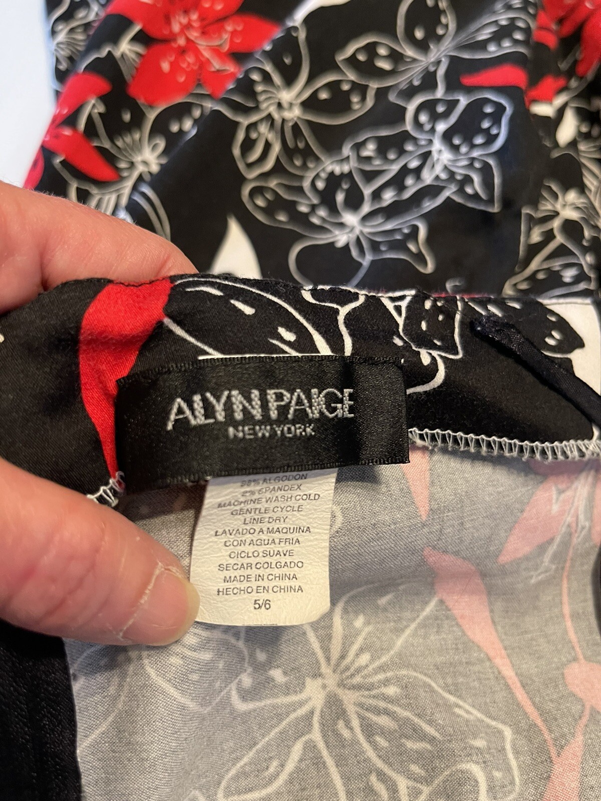 Vintage ALYN PAIGE Y2K Floral Halter Collar Swing Dress Backless Size 5/6 Hawian