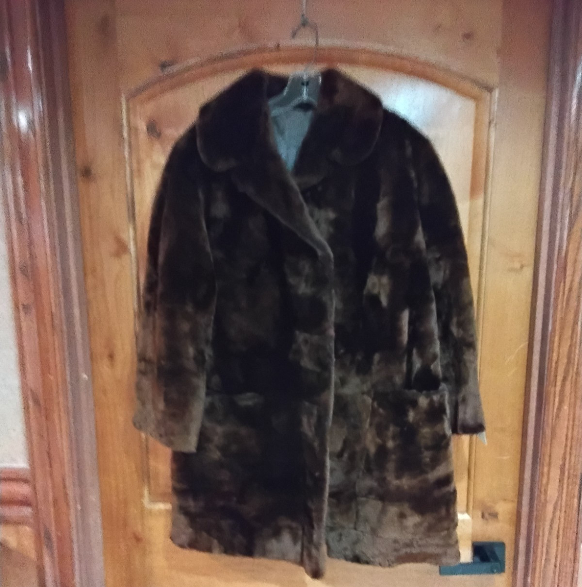 Women’s 50’s-60’s Vintage Mouton Lamb Coat #538