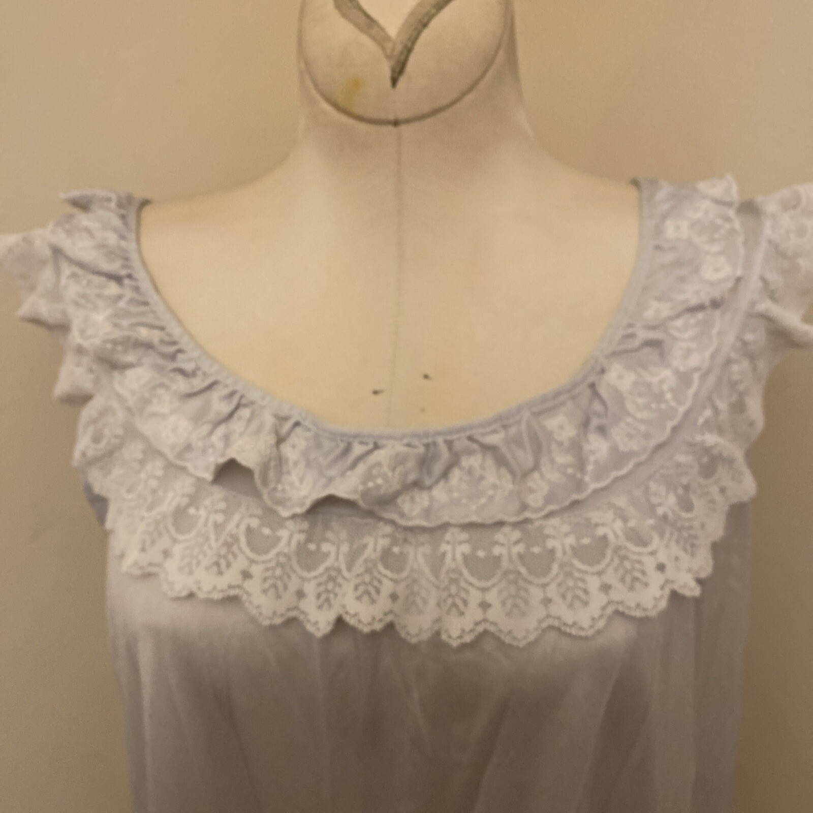 Vintage Dream Wear Lingerie Nightgown Sleepwear Nylon Size Large