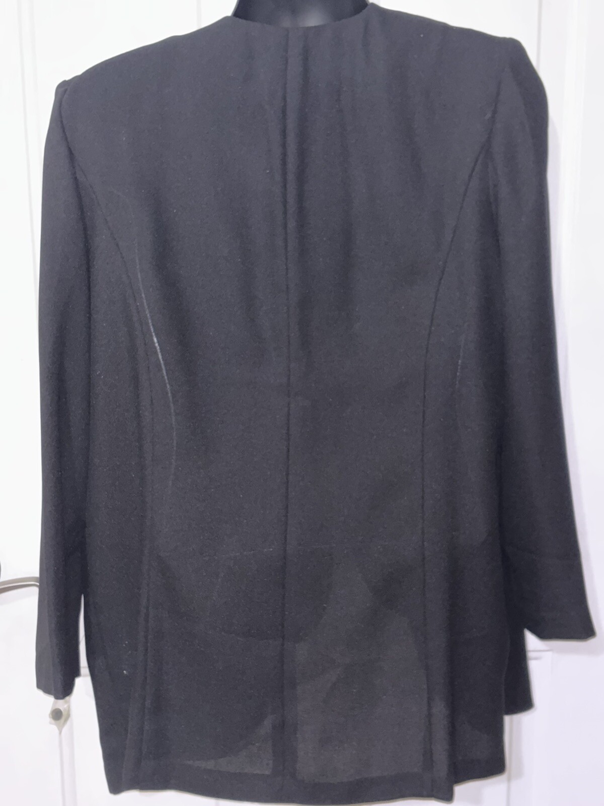 NEW UNWORN Vintage 1980’s VANNA WHITE COLLECTION Black And Gold Blazer Size 18