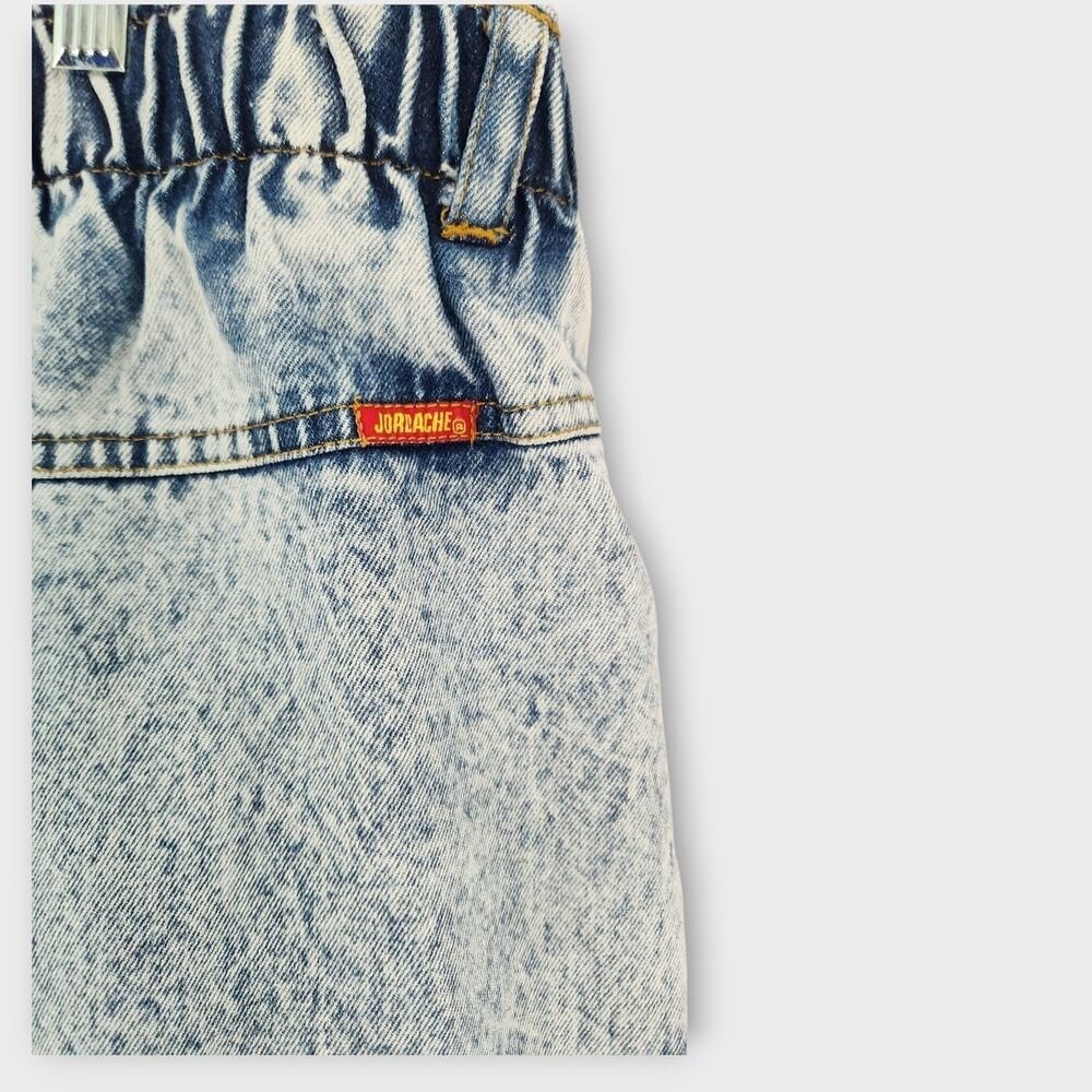 Jordache Jeans Women’s 26W Acid Wash Tapered Ankle High-Rise Pleated VTG 80s
