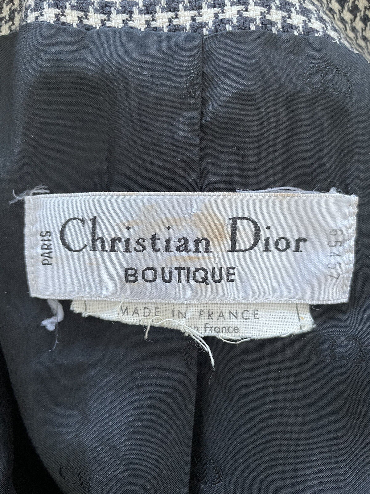 CHRISTIAN DIOR JACKET WOMEN JACKET BLAZER WOMAN VINTAGE JHA173