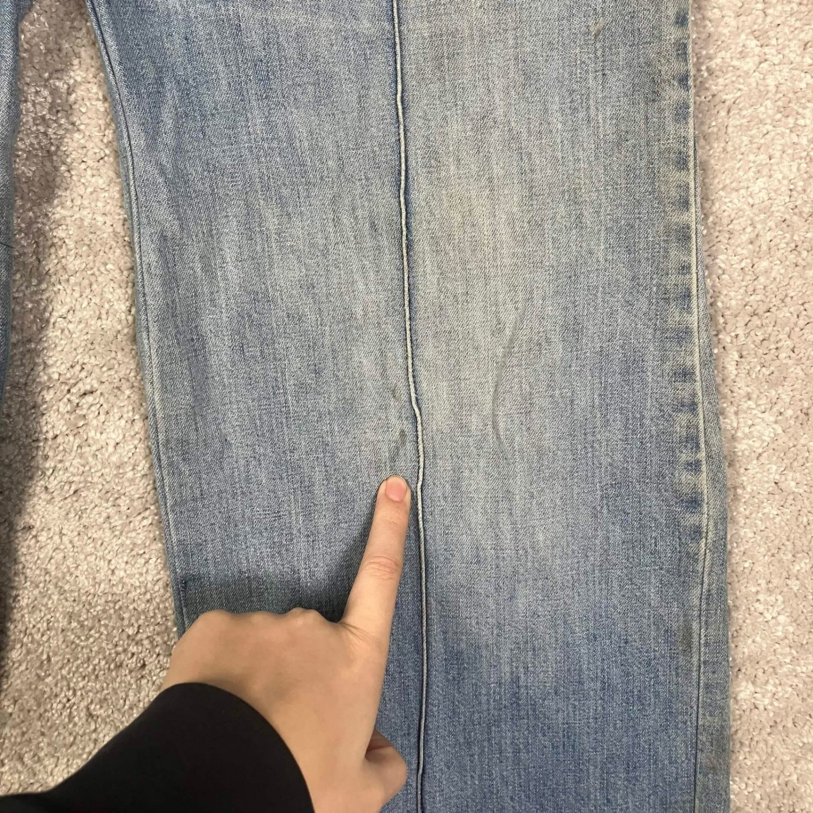VTG 70s Wrangler Womens High Rise Wide Leg Jeans Blue Denim Scovill Zipper 26×27