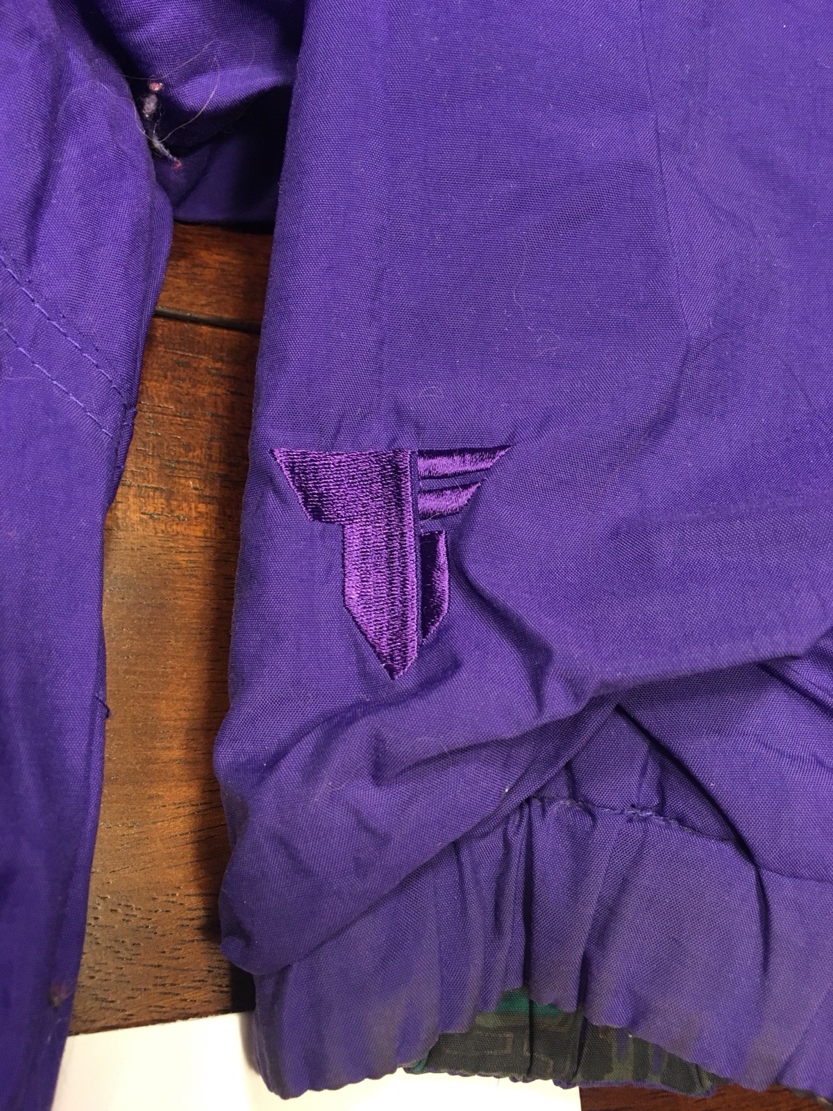 Vtg Womens Large REVERSIBLE 80’s TYROLIA Ski Jacket Purple And Graffiti Style