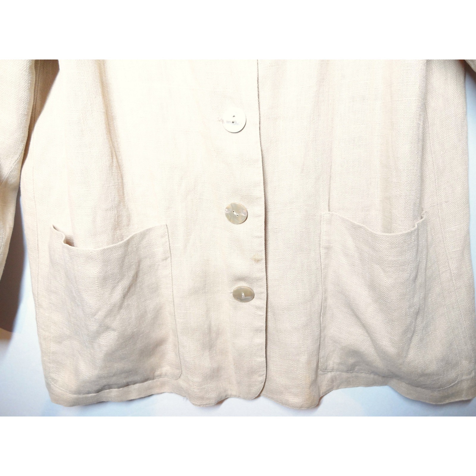 VTG Giraffe Skirt Suit Set Women 10 Beige Linen Blend 90s Professional Career