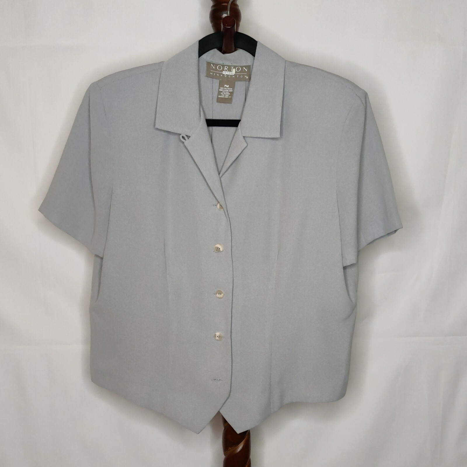 Norton McNaughton vintage women’s size PM top & pants set gray color (see below)