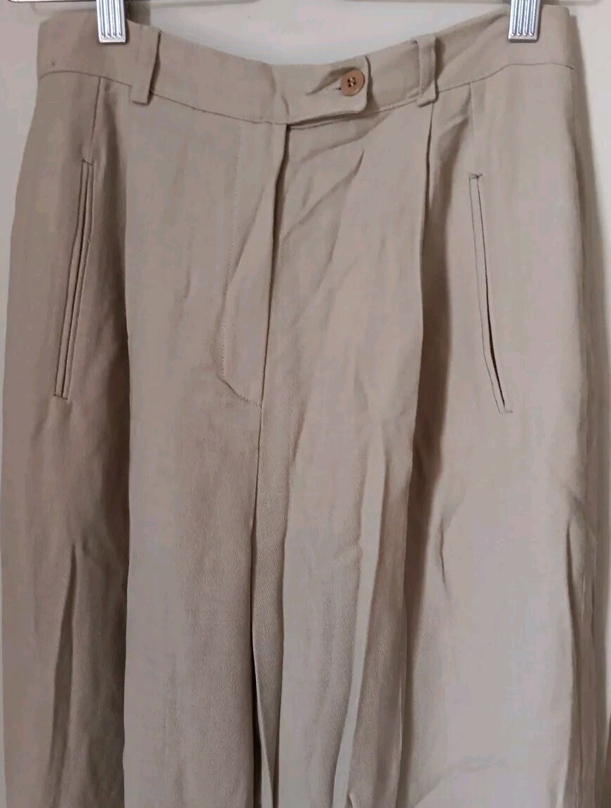 NWT Henri Bendel Women Worsted Wool Slacks Pants Sz 10 New/Old VTG Made in USA