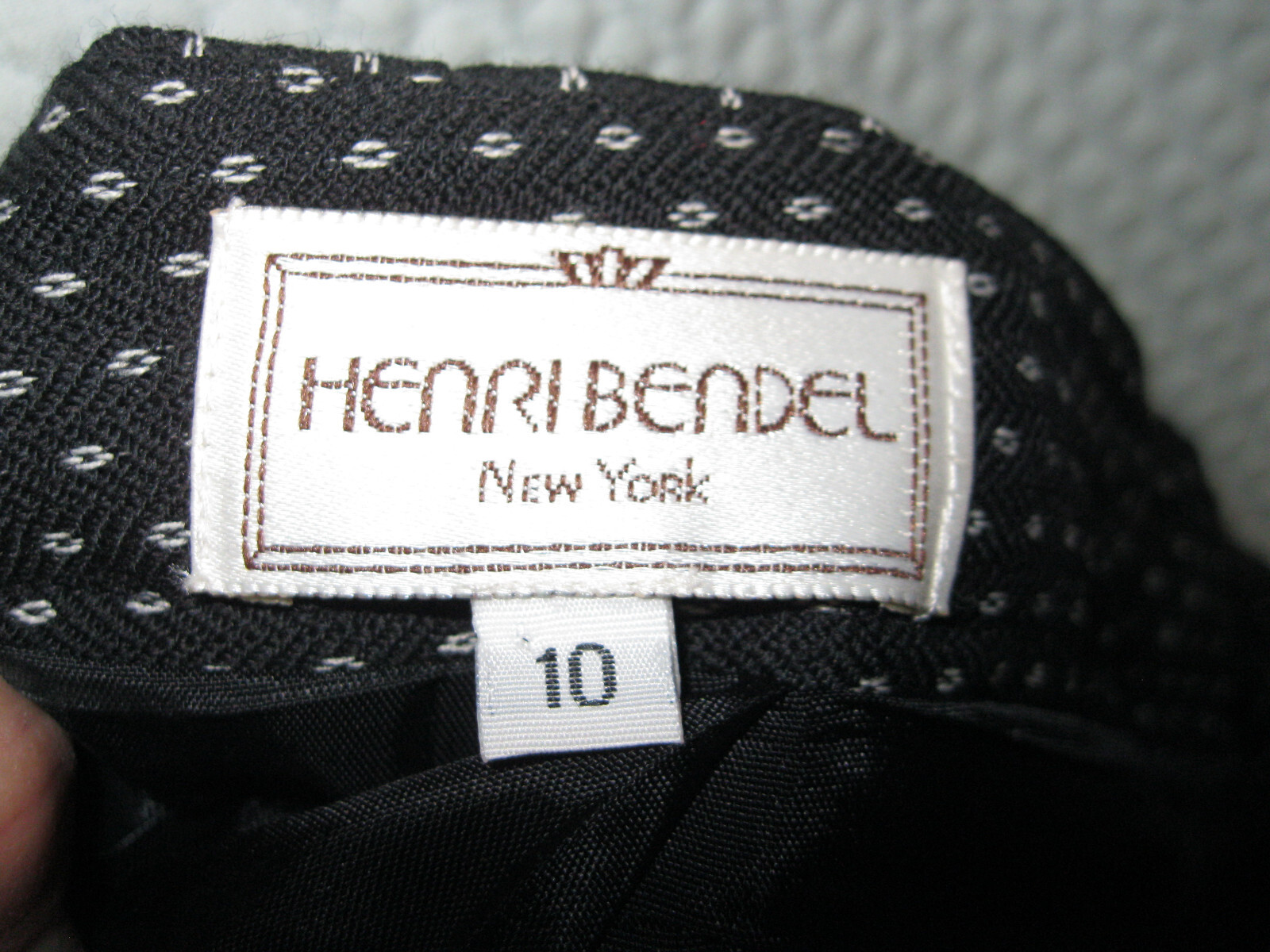 Henri Bendel N.Y. VNTG Woman’s Wool Slacks/Lined Size 10 Exceptional Quality USA