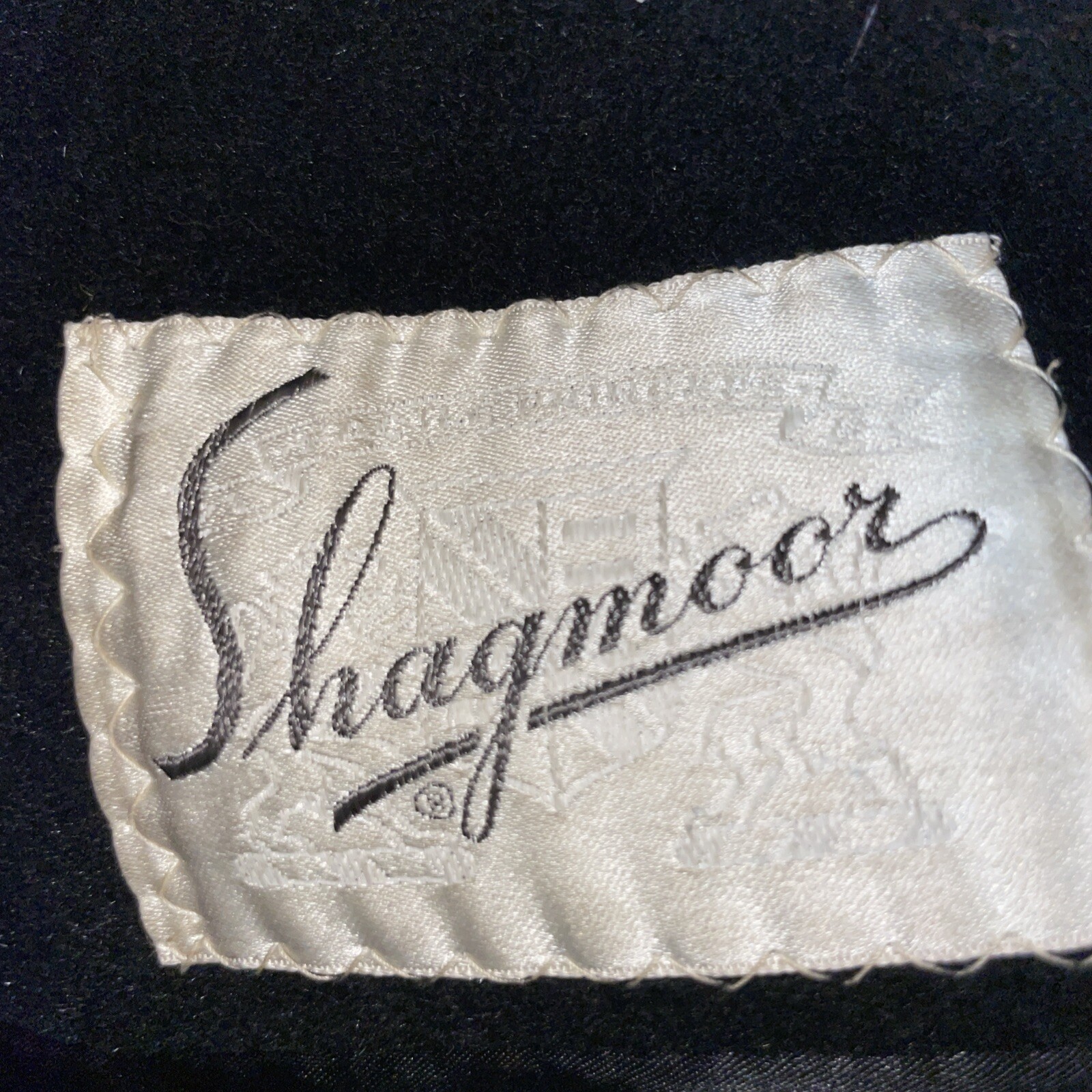 Vintage 1950s Shagmoor Masseys Mink Trim Carson Pirie Scott & Co. Dress Coat